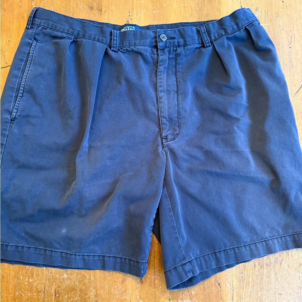 Polo Ralph Lauren Tyler Shorts Size 38 Navy Blue Chino